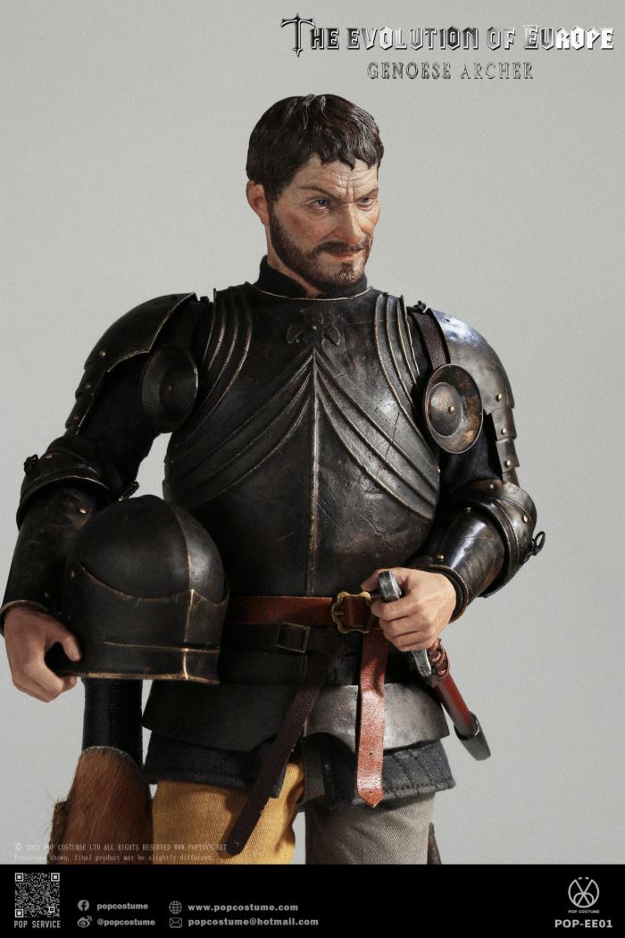 Europa Universalis French Mercenary - Genoa Crossbowman Captain Crecy Battle 1/6