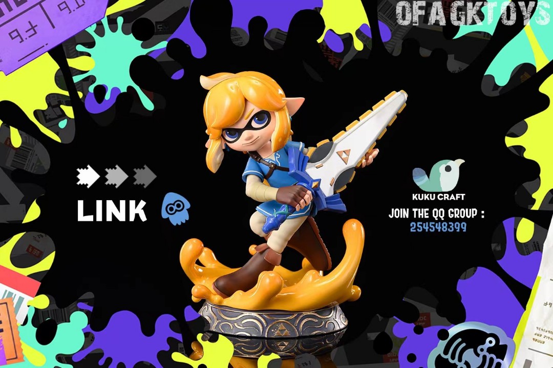 Zelda & SPLATOON Squid Link