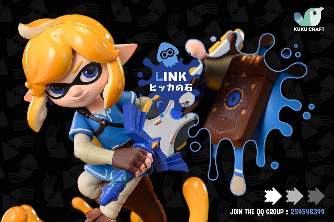 Zelda & SPLATOON Squid Link