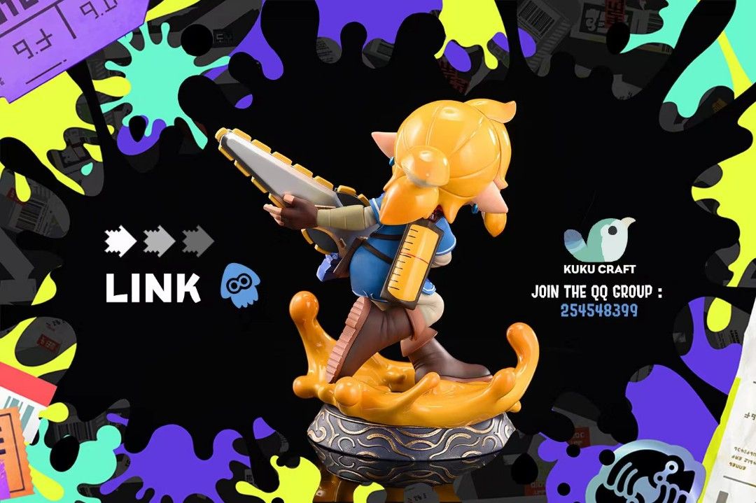 Zelda & SPLATOON Squid Link