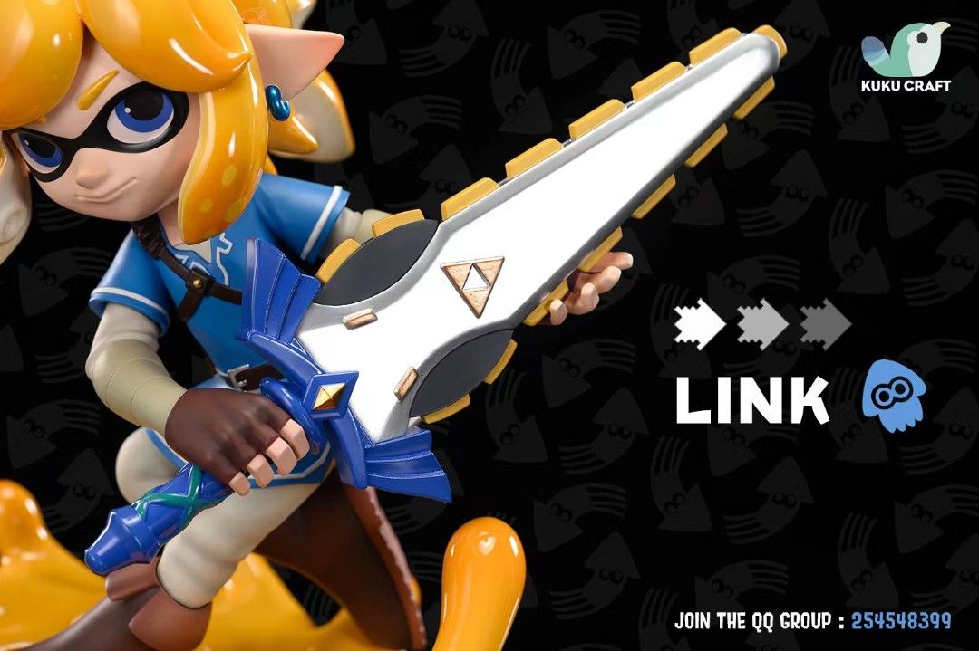 Zelda & SPLATOON Squid Link
