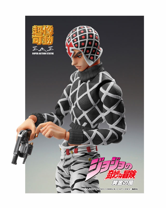 Super Action Statue JoJo's Bizarre Adventure Part.V Guido Mista & S.P Ver.BLACK