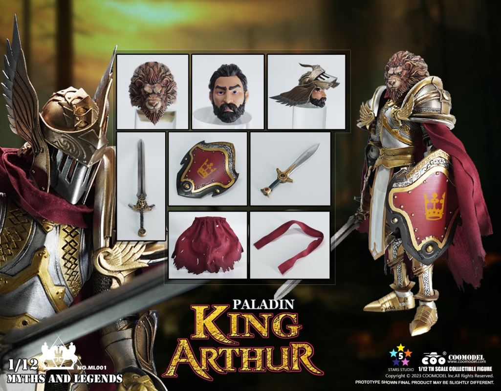 Myth and Legend ML001 King Arthur - Paladin 1/12
