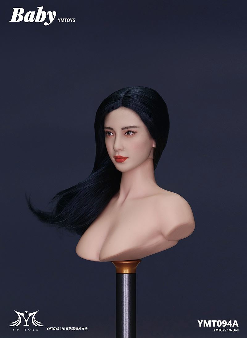 Female head carving (YMT094) 1/6