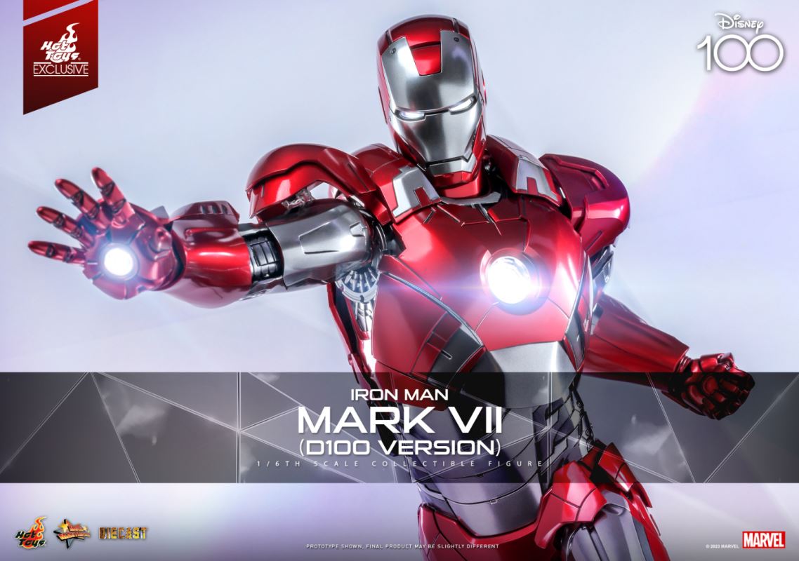 Disney 100th Anniversary Iron Man Mark7 (MMS696D54) 1/6