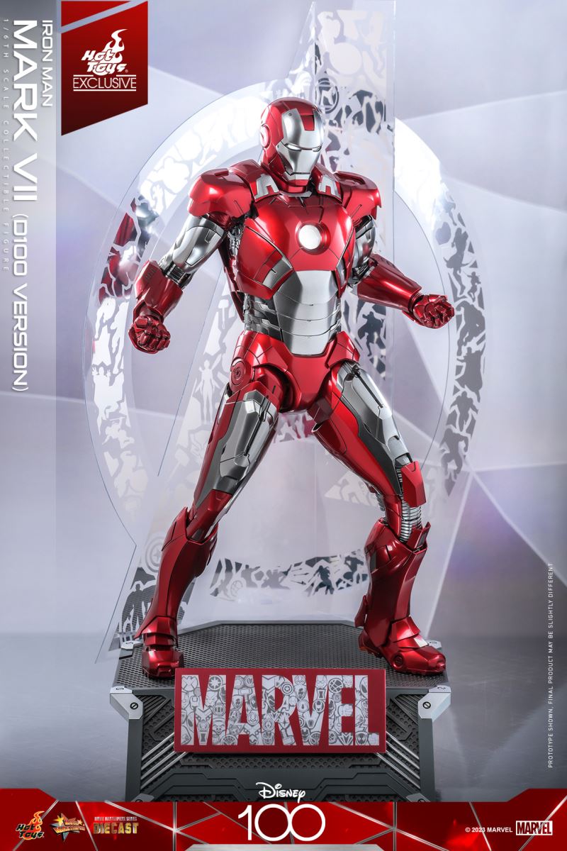 Disney 100th Anniversary Iron Man Mark7 (MMS696D54) 1/6