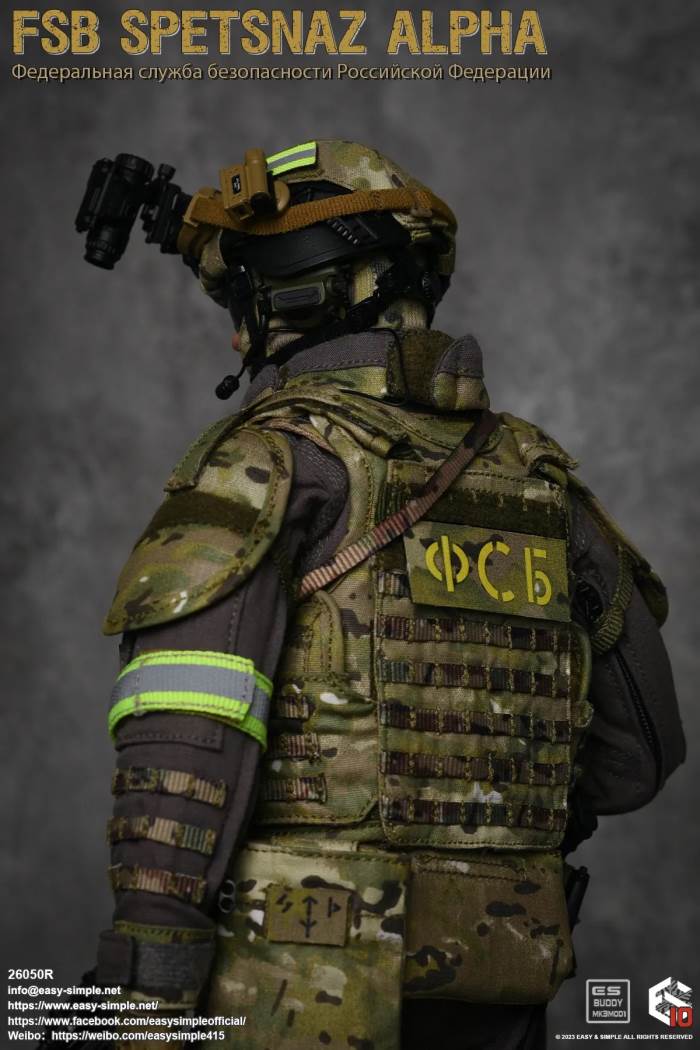 Russian Army FSB Spetsnaz ALPHA 10th Anniversary Model 1/6