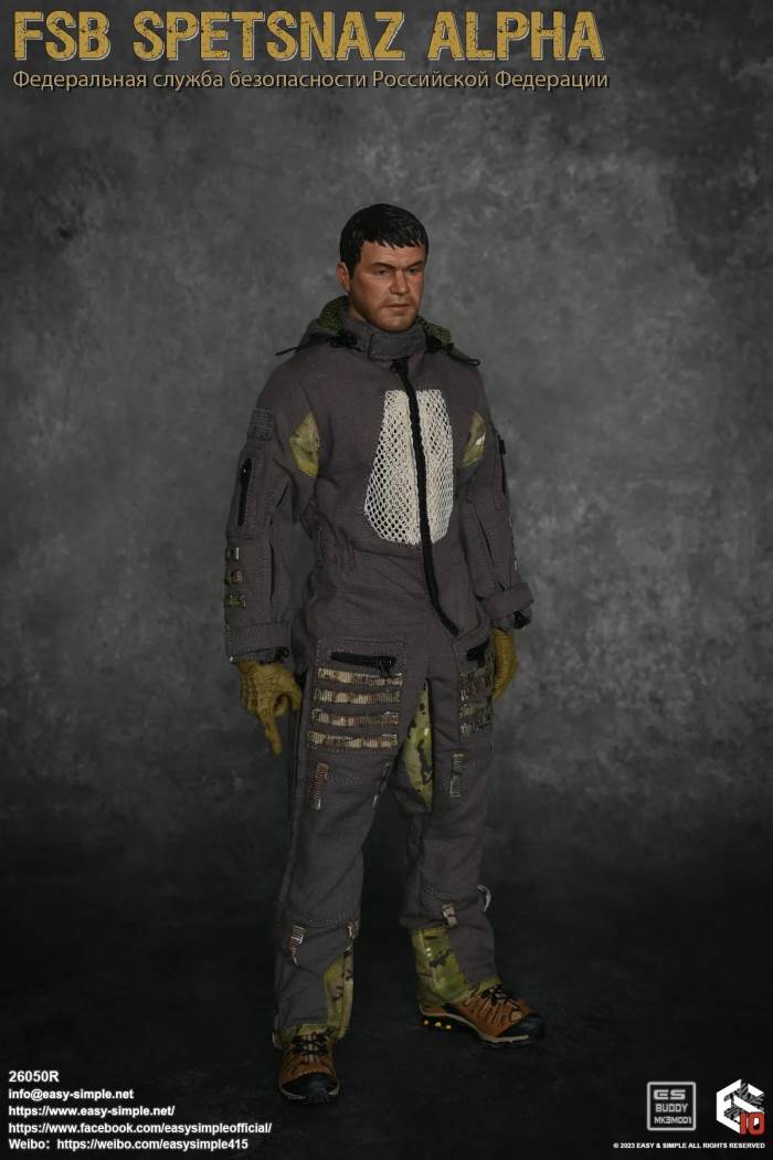 Russian Army FSB Spetsnaz ALPHA 10th Anniversary Model 1/6