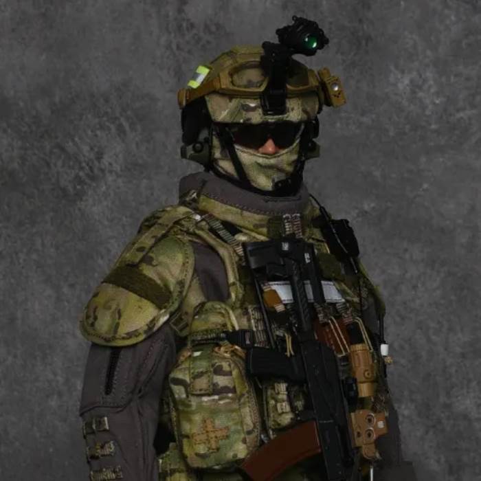 Russian Army FSB Spetsnaz ALPHA 10th Anniversary Model 1/6