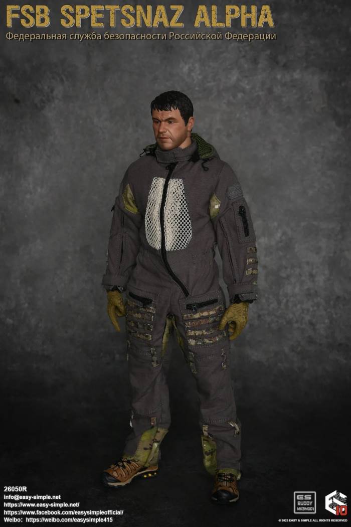 Russian Army FSB Spetsnaz ALPHA 10th Anniversary Model 1/6