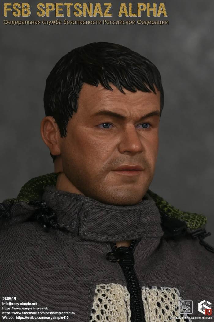 Russian Army FSB Spetsnaz ALPHA 10th Anniversary Model 1/6