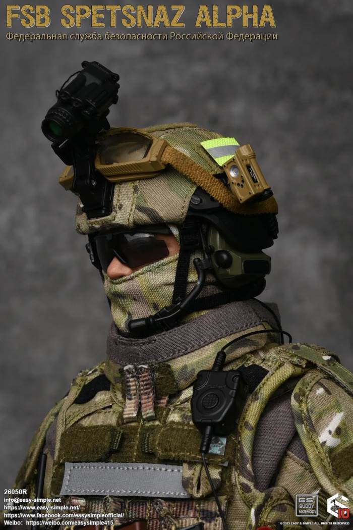 Russian Army FSB Spetsnaz ALPHA 10th Anniversary Model 1/6