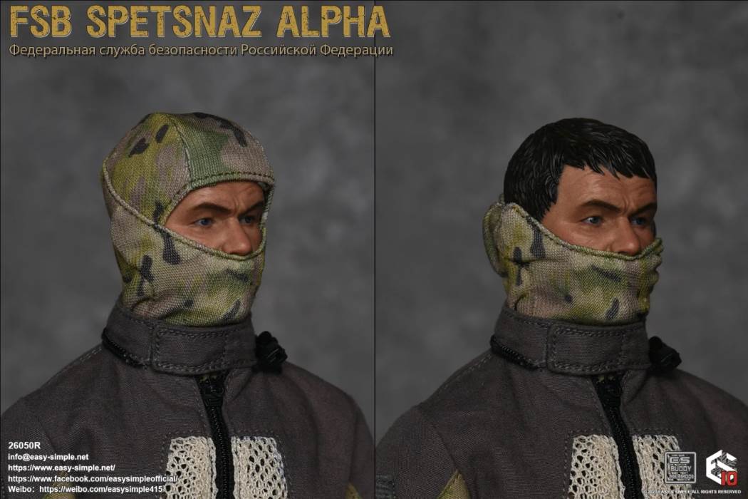 Russian Army FSB Spetsnaz ALPHA 10th Anniversary Model 1/6