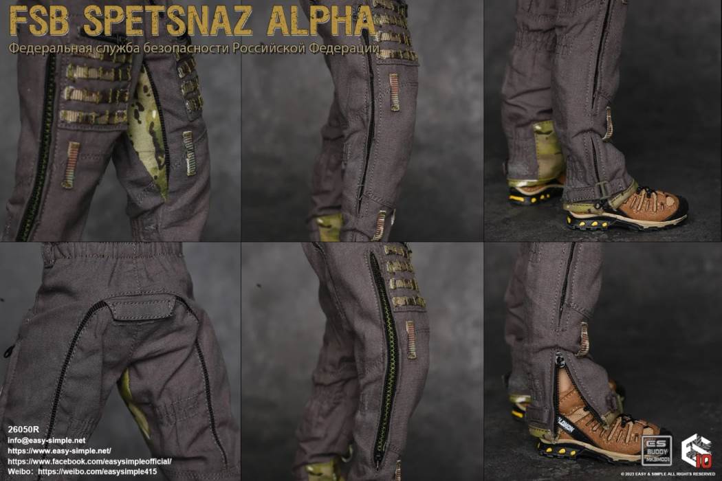 Russian Army FSB Spetsnaz ALPHA 10th Anniversary Model 1/6