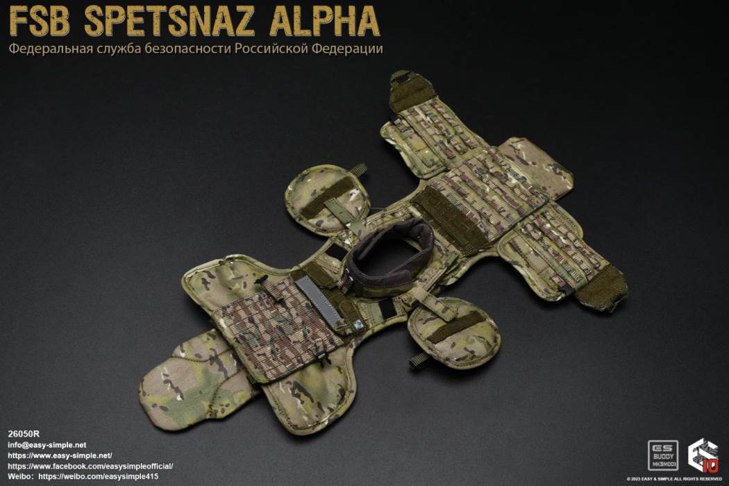 Russian Army FSB Spetsnaz ALPHA 10th Anniversary Model 1/6