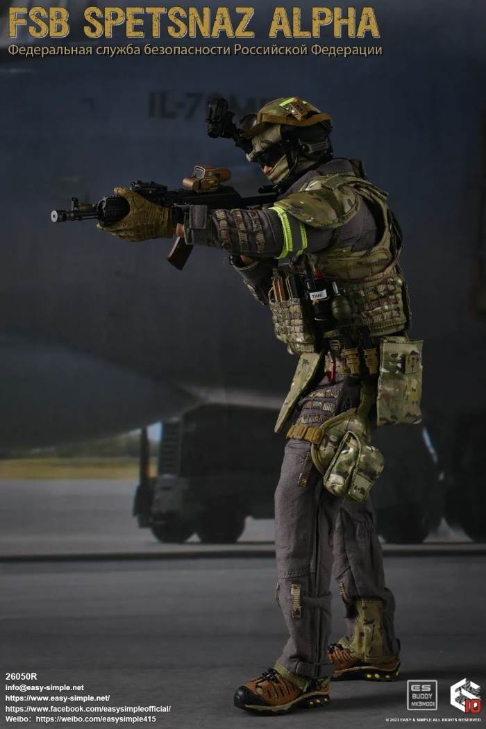 Russian Army FSB Spetsnaz ALPHA 10th Anniversary Model 1/6
