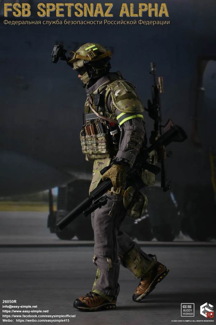Russian Army FSB Spetsnaz ALPHA 10th Anniversary Model 1/6
