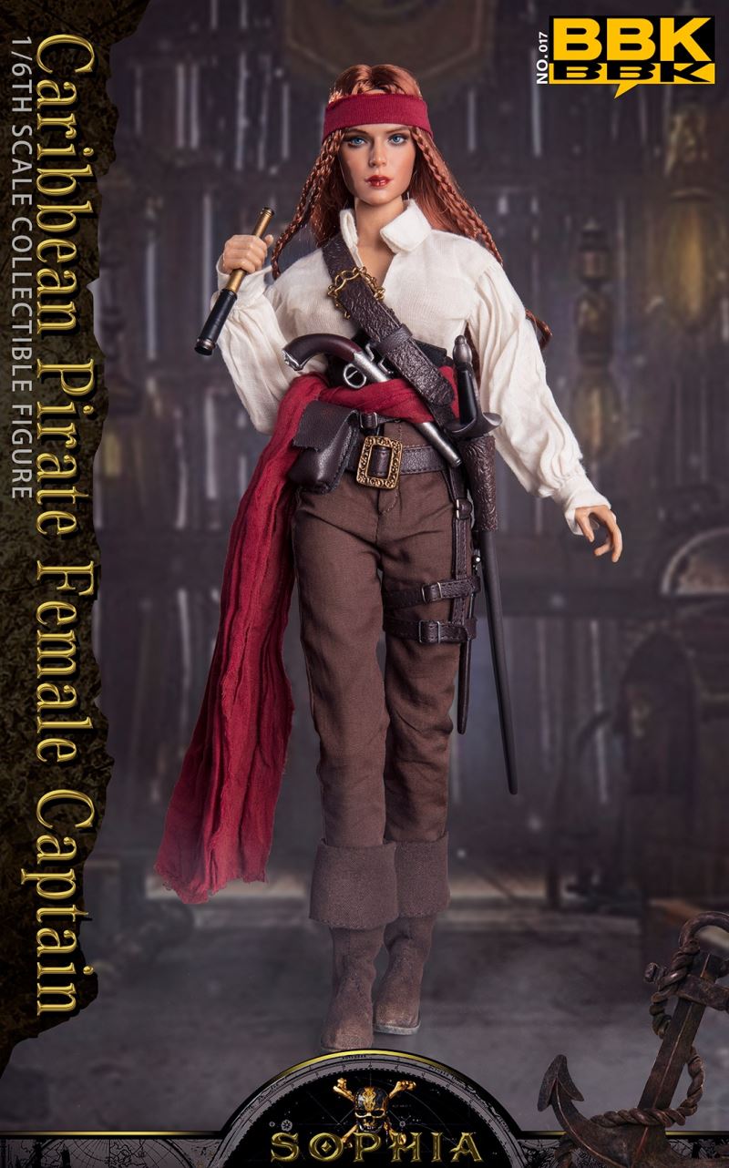 Pirates of the Caribbean female captain Sophia 1/6