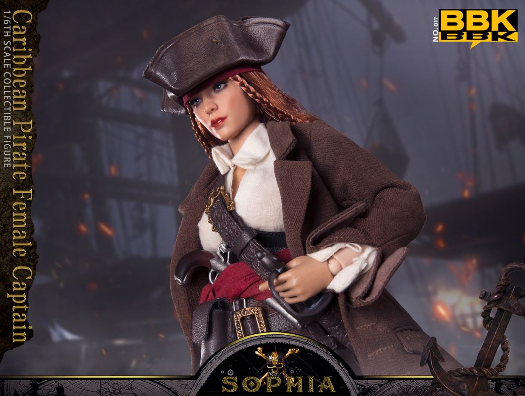 Pirates of the Caribbean female captain Sophia 1/6