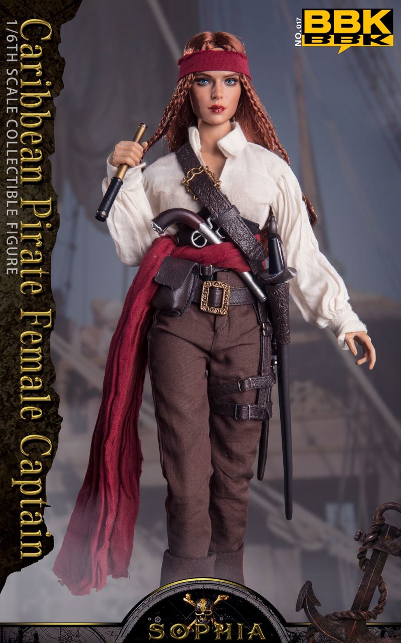 Pirates of the Caribbean female captain Sophia 1/6