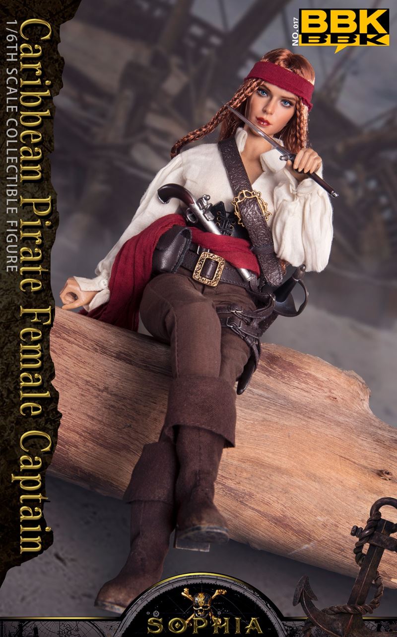 Pirates of the Caribbean female captain Sophia 1/6