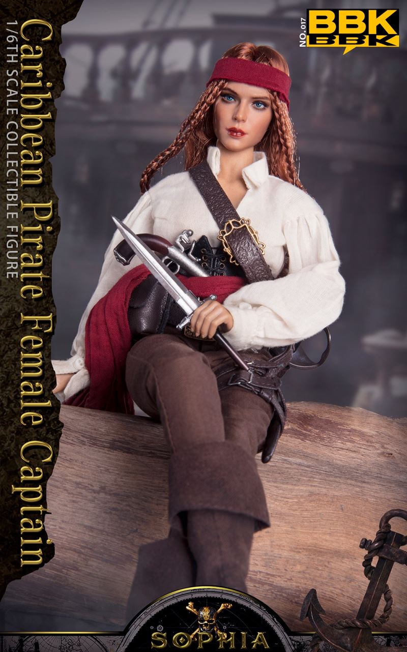 Pirates of the Caribbean female captain Sophia 1/6