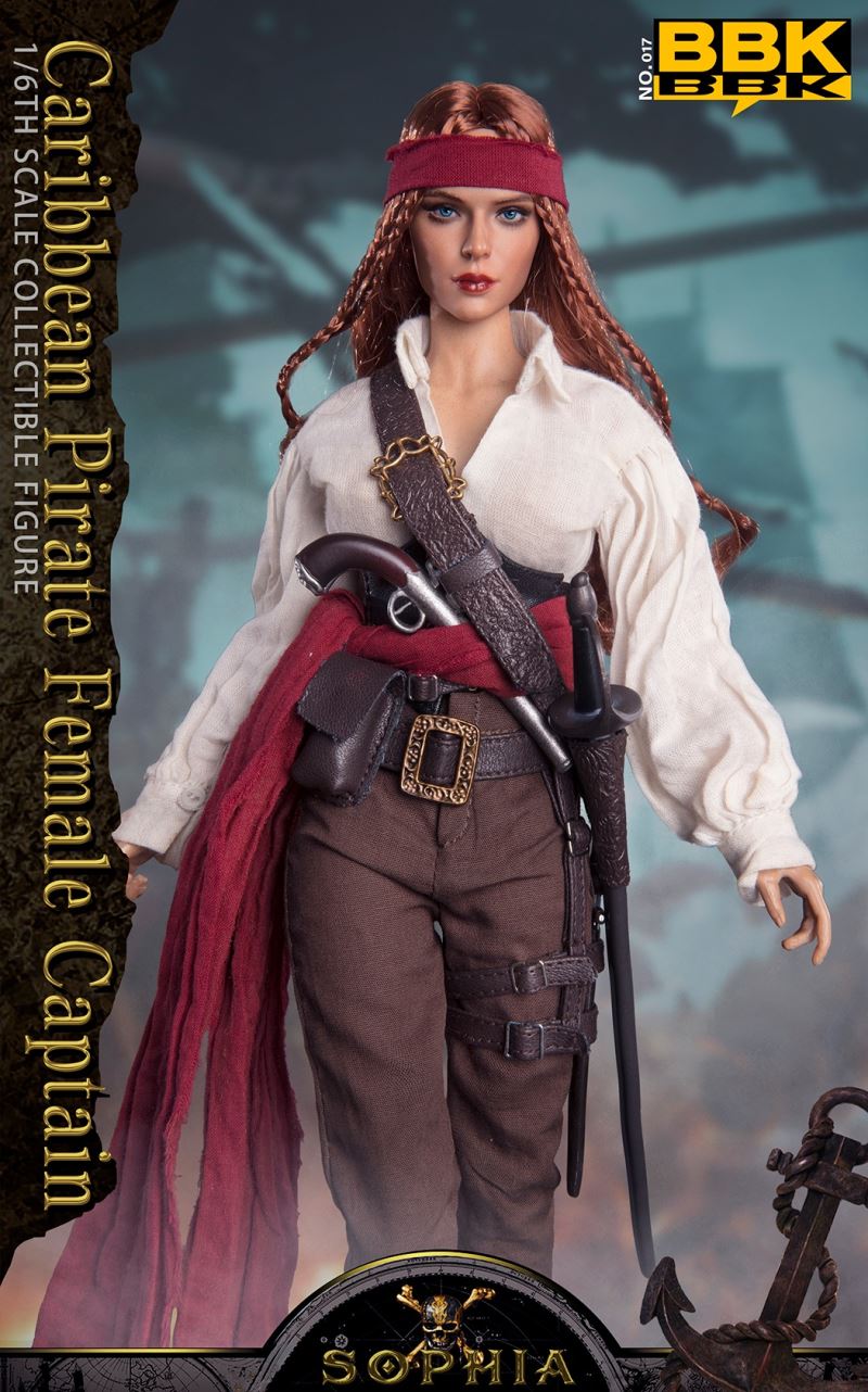 Pirates of the Caribbean female captain Sophia 1/6