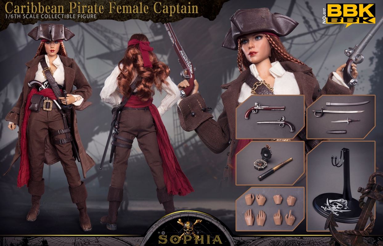 Pirates of the Caribbean female captain Sophia 1/6
