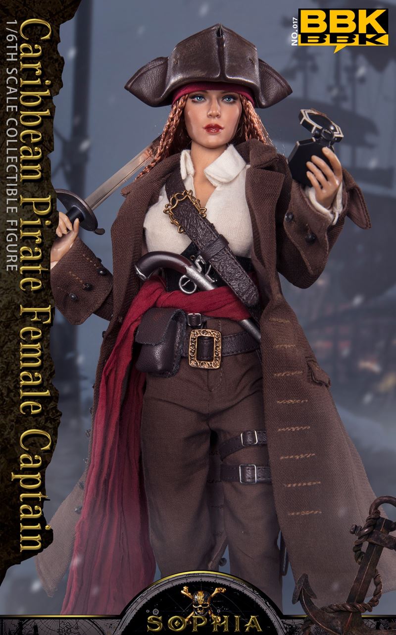 Pirates of the Caribbean female captain Sophia 1/6