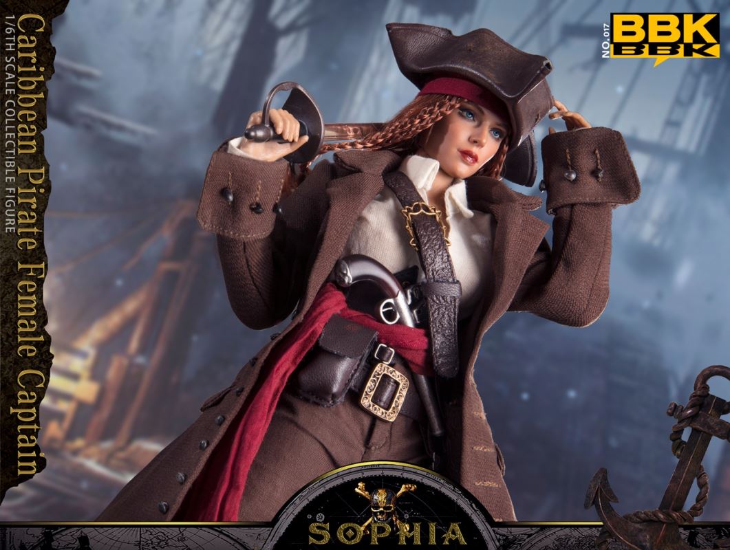 Pirates of the Caribbean female captain Sophia 1/6