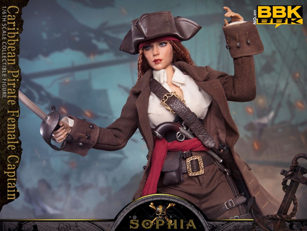 Pirates of the Caribbean female captain Sophia 1/6