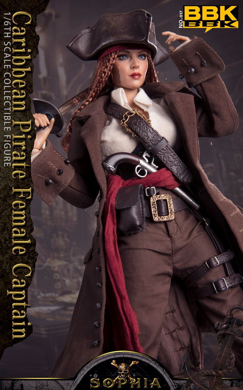 Pirates of the Caribbean female captain Sophia 1/6