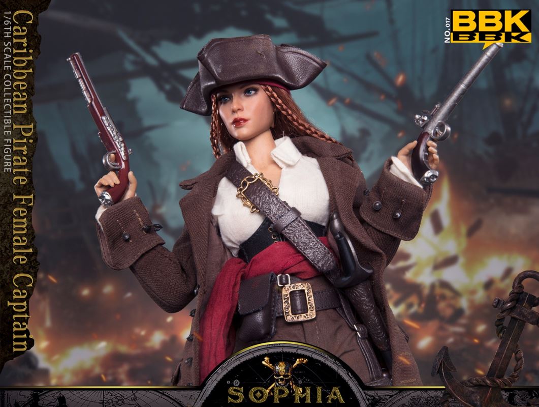 Pirates of the Caribbean female captain Sophia 1/6
