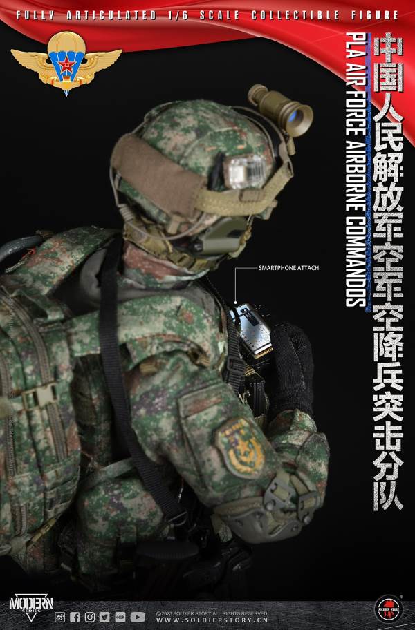 Chinese People's Liberation Army Air Force Airborne Assault Unit 1/6