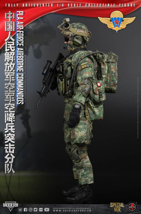 Chinese People's Liberation Army Air Force Airborne Assault Unit 1/6