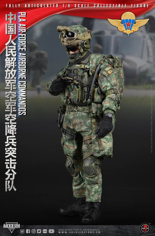 Chinese People's Liberation Army Air Force Airborne Assault Unit 1/6