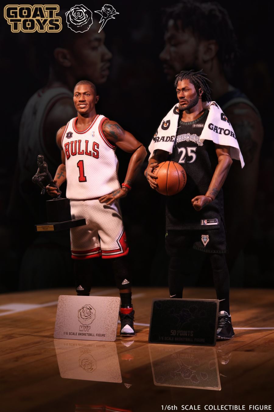 NBA Chicago Bulls Rose MVP Set 1/6