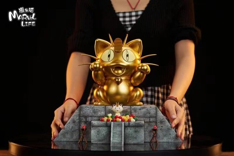Gold Meowth - Pokemon 