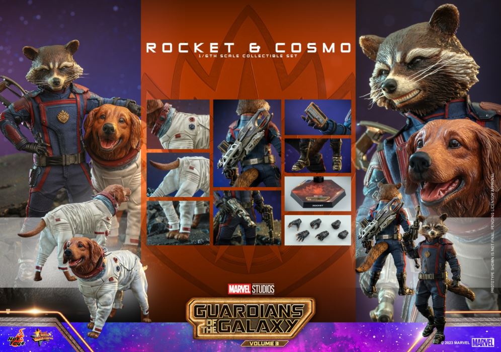 Guardians of the Galaxy 3 - Rocket and Cosmo Collectible Set 1/6