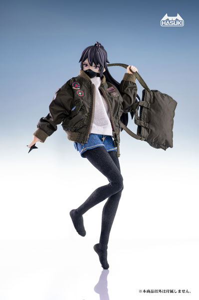 CS-007 Doll Costume Flight Jacket, Shoulder Bag Set (DOLL ACCESSORY)