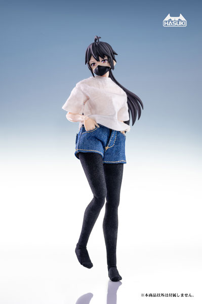 CS-008 Doll Costume T-shirt, Denim Short Pants, Tights Set (DOLL ACCESSORY)