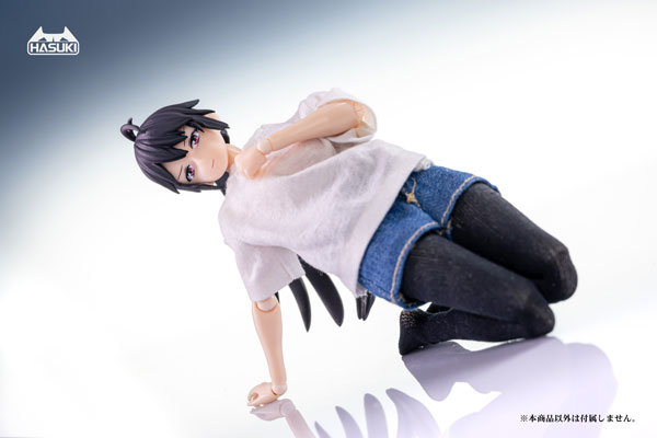 CS-008 Doll Costume T-shirt, Denim Short Pants, Tights Set (DOLL ACCESSORY)