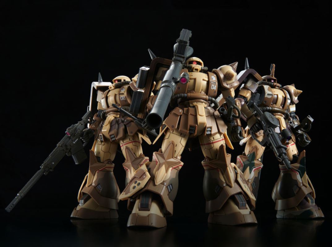 HG 1/144 High mobility type Zaku ground use (Selma machine)