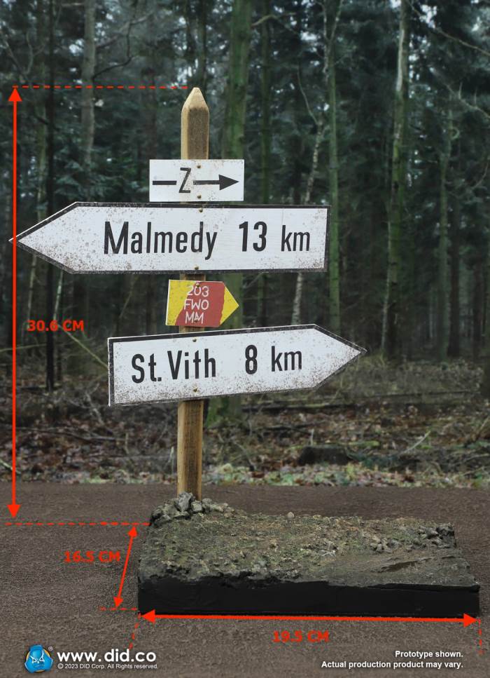 World War II Street Sign Universal Accessory Kit 1/6