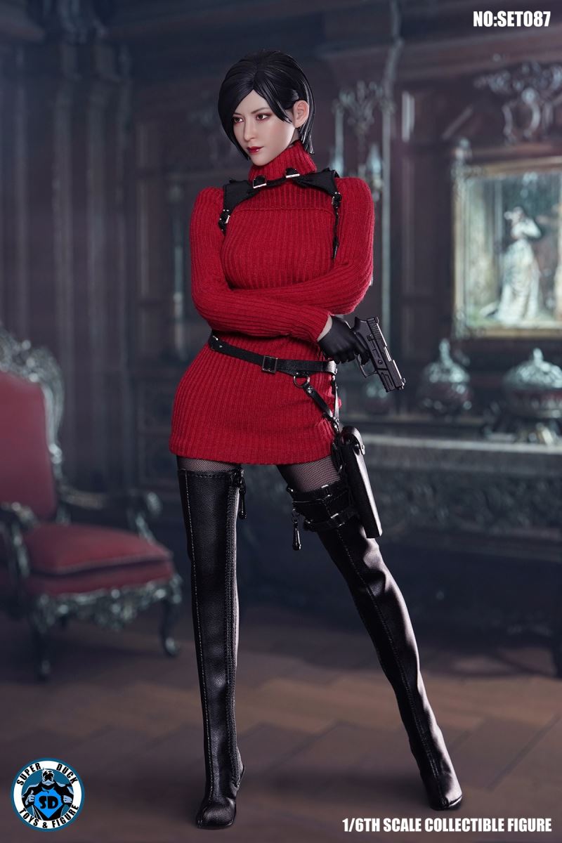 sexy female spy accessories set 1/6