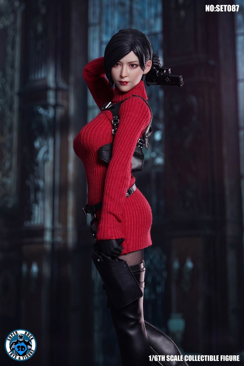 sexy female spy accessories set 1/6
