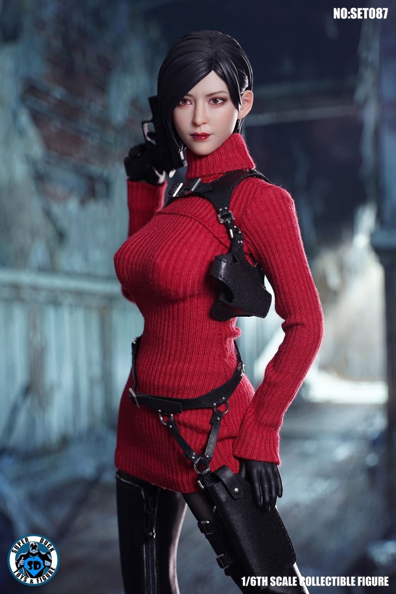 sexy female spy accessories set 1/6