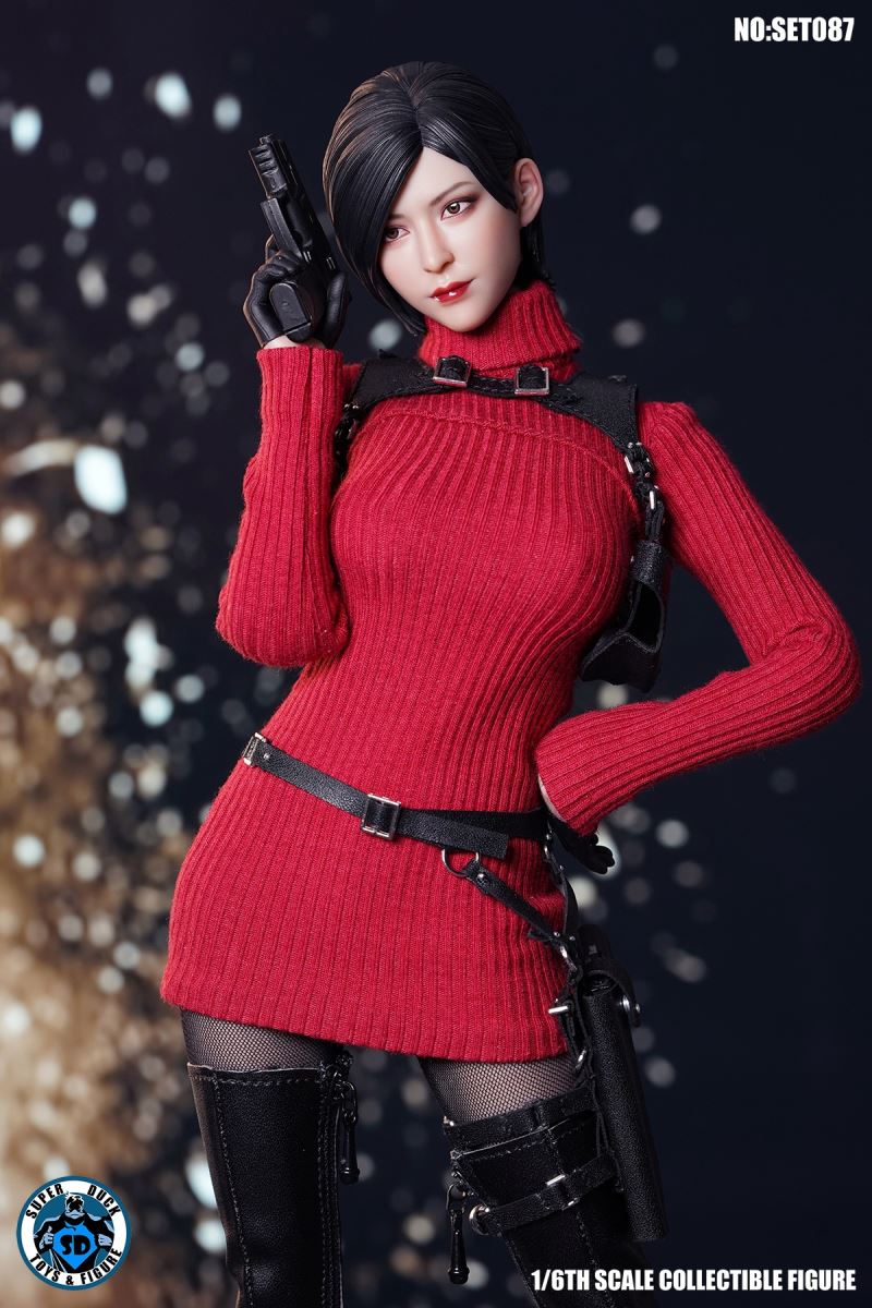 sexy female spy accessories set 1/6