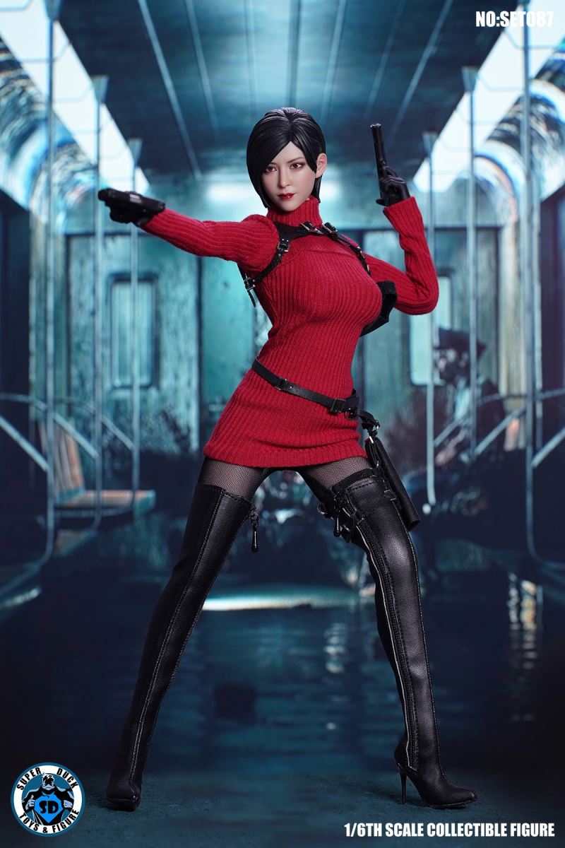sexy female spy accessories set 1/6