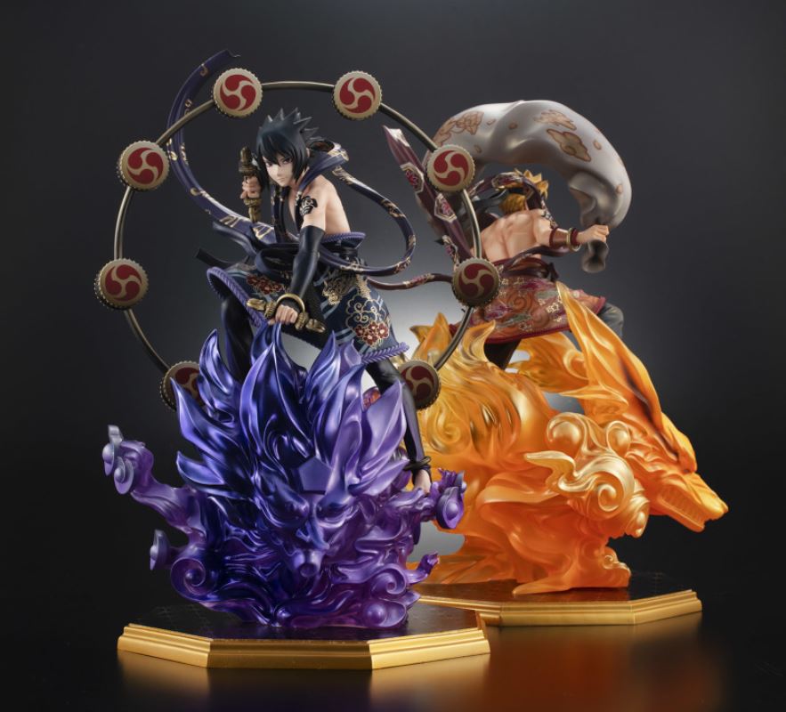 PreciousG.EM Series Naruto Shippuden Uzumaki Naruto Fujin & Uchiha Sasuke Raijin -Raijin-